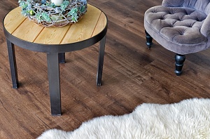 плитка SPC ламинат Дуб Мокка