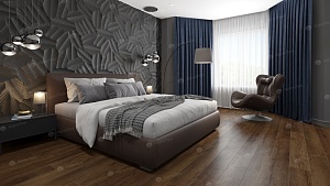 плитка SPC ламинат Дуб шоколадный ABA