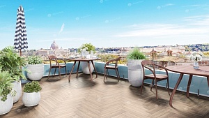 кварц-виниловая плитка Макадамия ECO 16-10 ламинат